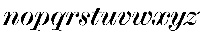 Font 1259 Font LOWERCASE