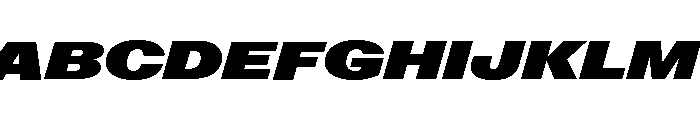 Font 1260 Font UPPERCASE