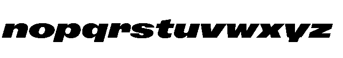 Font 1260 Font LOWERCASE