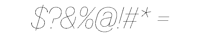 Font 1261 Font OTHER CHARS