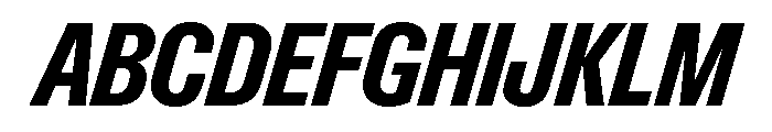 Font 1268 Font UPPERCASE