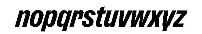 Font 1268 Font LOWERCASE