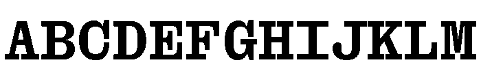 Font 1270 Font UPPERCASE
