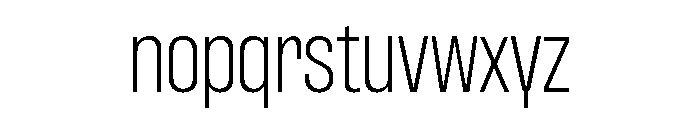 Font 1272 Font LOWERCASE