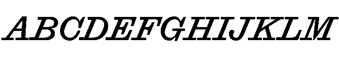 Font 1280 Font UPPERCASE