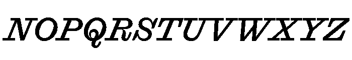 Font 1280 Font UPPERCASE
