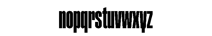 Font 1286 Font LOWERCASE