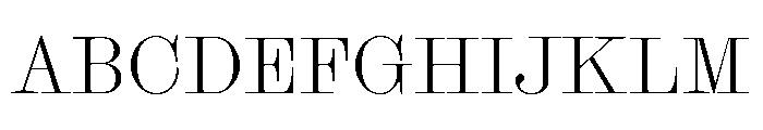 Font 1287 Font UPPERCASE