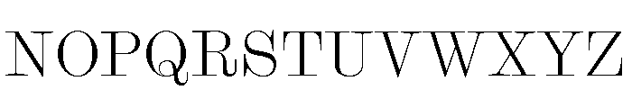 Font 1287 Font UPPERCASE