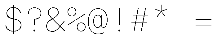 Font 129 Font OTHER CHARS