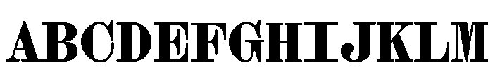 Font 1292 Font UPPERCASE