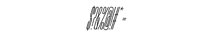 Font 1293 Font OTHER CHARS