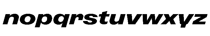 Font 1296 Font LOWERCASE