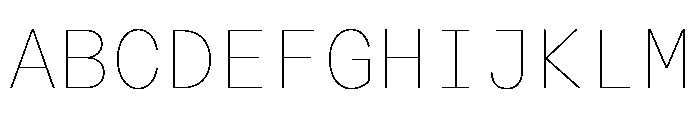 Font 129 Font UPPERCASE