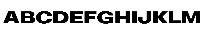 Font 1303 Font UPPERCASE