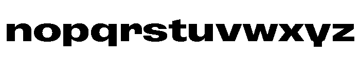 Font 1303 Font LOWERCASE