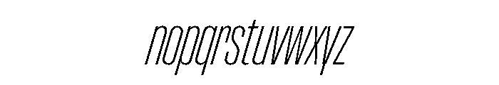 Font 1304 Font LOWERCASE
