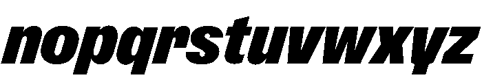 Font 1305 Font LOWERCASE