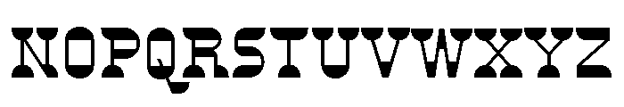 Font 131 Font UPPERCASE