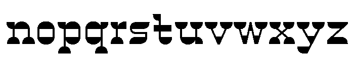 Font 131 Font LOWERCASE