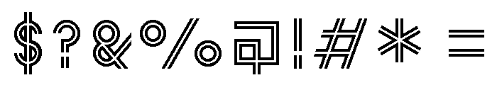 Font 132 Font OTHER CHARS