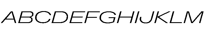Font 1320 Font UPPERCASE