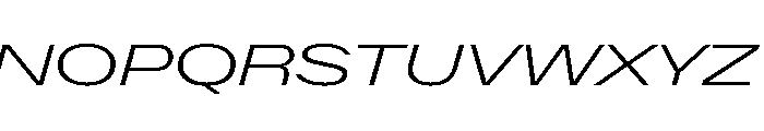 Font 1320 Font UPPERCASE
