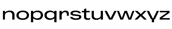 Font 1326 Font LOWERCASE