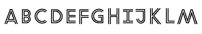 Font 132 Font UPPERCASE