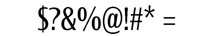 Font 133 Font OTHER CHARS