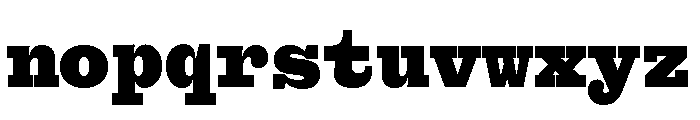 Font 1332 Font LOWERCASE