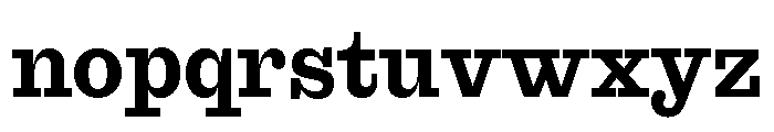 Font 1338 Font LOWERCASE