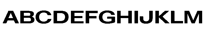 Font 1342 Font UPPERCASE
