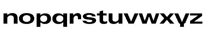 Font 1342 Font LOWERCASE