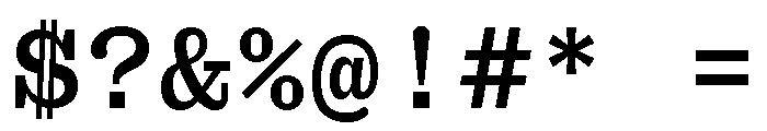 Font 1346 Font OTHER CHARS