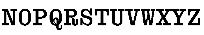Font 1346 Font UPPERCASE
