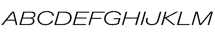 Font 1355 Font UPPERCASE