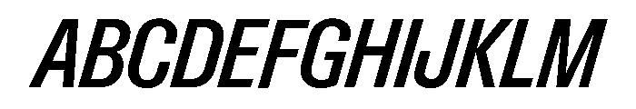 Font 1357 Font UPPERCASE