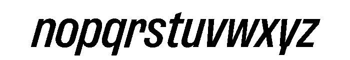 Font 1357 Font LOWERCASE