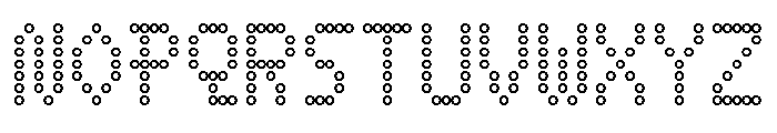 Font 135 Font UPPERCASE