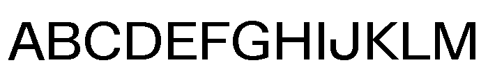 Font 1360 Font UPPERCASE