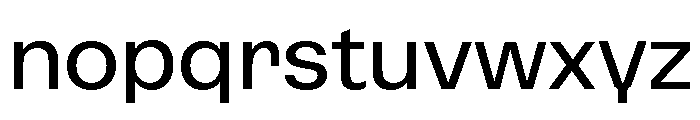Font 1360 Font LOWERCASE