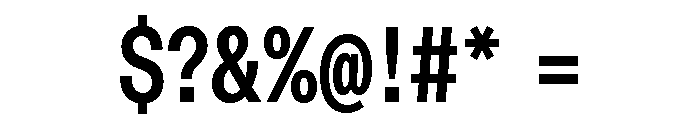 Font 1366 Font OTHER CHARS