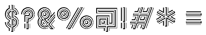 Font 137 Font OTHER CHARS