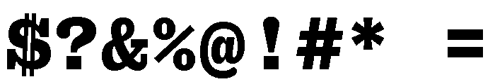 Font 1384 Font OTHER CHARS