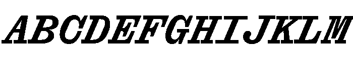 Font 1389 Font UPPERCASE