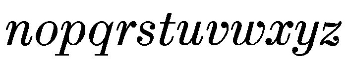 Font 139 Font LOWERCASE