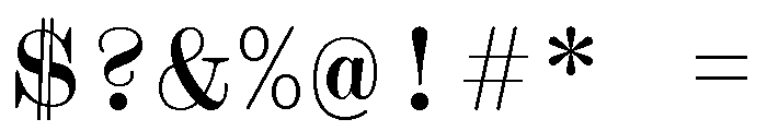 Font 14 Font OTHER CHARS