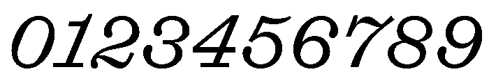 Font 1403 Font OTHER CHARS