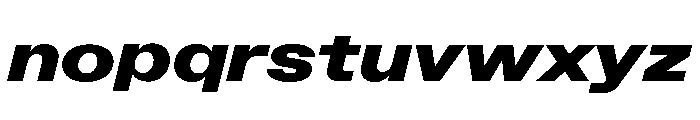 Font 1404 Font LOWERCASE